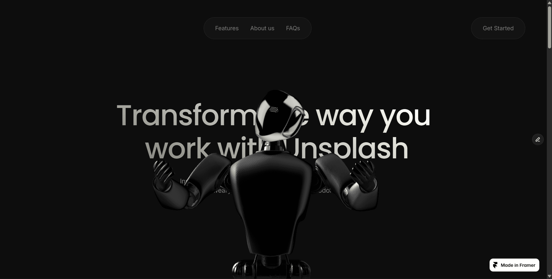 Unsplash  static preview